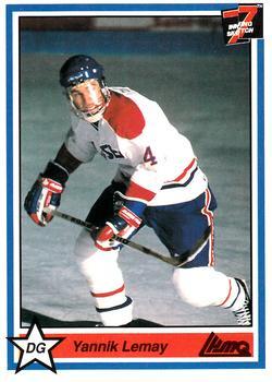 #223 Yannik Lemay - Saint-Hyacinthe Laser - 1990-91 7th Inning Sketch QMJHL Hockey
