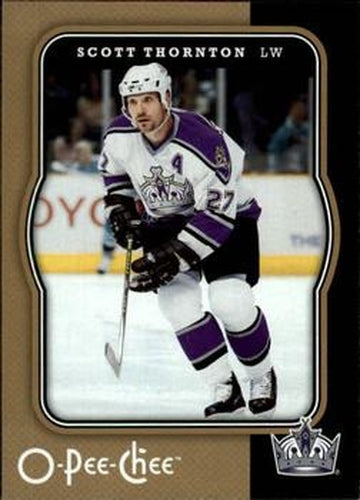 #223 Scott Thornton - Los Angeles Kings - 2007-08 O-Pee-Chee Hockey