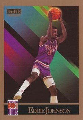 #223 Eddie Johnson - Phoenix Suns - 1990-91 SkyBox Basketball