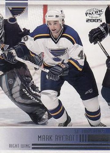 #223 Mark Rycroft - St. Louis Blues - 2004-05 Pacific Hockey