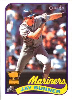 #223 Jay Buhner - Seattle Mariners - 1989 O-Pee-Chee Baseball