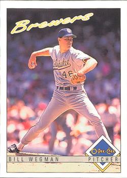 #223 Bill Wegman - Milwaukee Brewers - 1993 O-Pee-Chee Baseball