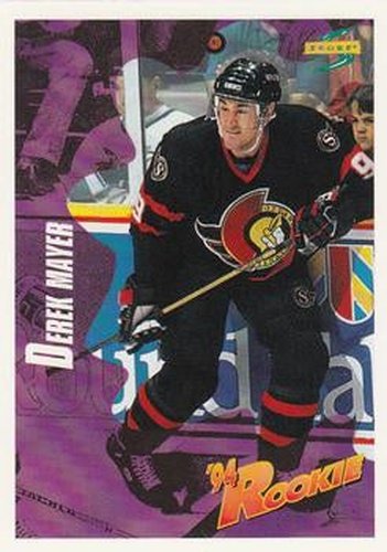 #223 Derek Mayer - Ottawa Senators - 1994-95 Score Hockey