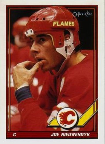 #223 Joe Nieuwendyk - Calgary Flames - 1991-92 O-Pee-Chee Hockey