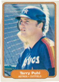#223 Terry Puhl - Houston Astros - 1982 Fleer Baseball