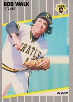 #223 Bob Walk - Pittsburgh Pirates - 1989 Fleer Baseball