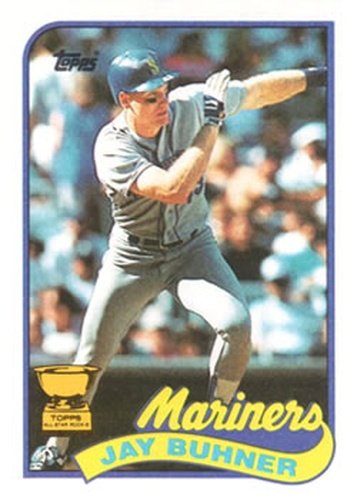 #223 Jay Buhner - Seattle Mariners - 1989 Topps Baseball