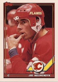 #223 Joe Nieuwendyk - Calgary Flames - 1991-92 Topps Hockey