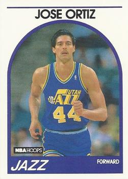 #223 Jose Ortiz - Utah Jazz - 1989-90 Hoops Basketball
