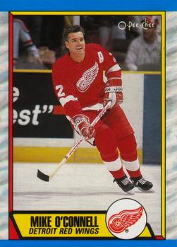 #223 Mike O'Connell - Detroit Red Wings - 1989-90 O-Pee-Chee Hockey