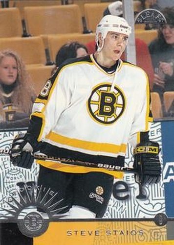 #223 Steve Staios - Boston Bruins - 1996-97 Leaf Hockey