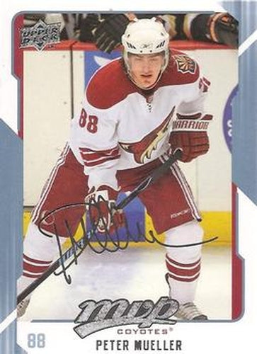 #223 Peter Mueller - Phoenix Coyotes - 2008-09 Upper Deck MVP Hockey