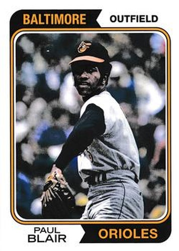 #224 Paul Blair - Baltimore Orioles - 2013 Topps Archives Baseball