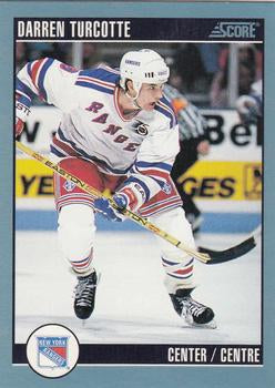 #224 Darren Turcotte - New York Rangers - 1992-93 Score Canadian Hockey