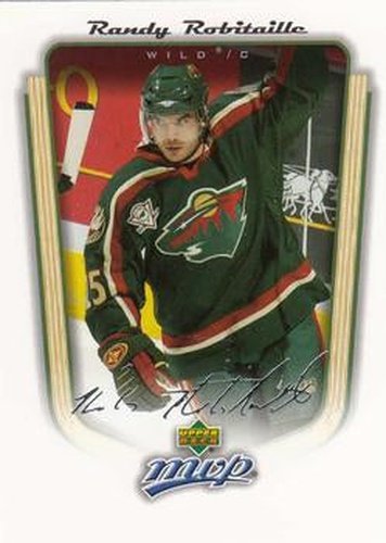 #224 Randy Robitaille - Minnesota Wild - 2005-06 Upper Deck MVP Hockey