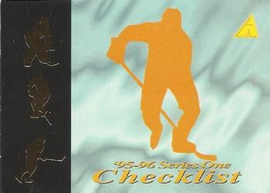 #224 Checklist - 1995-96 Pinnacle Hockey