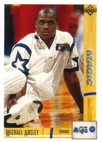 #224 Michael Ansley - Orlando Magic - 1991-92 Upper Deck Basketball