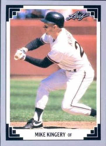 #224 Mike Kingery - San Francisco Giants - 1991 Leaf Baseball