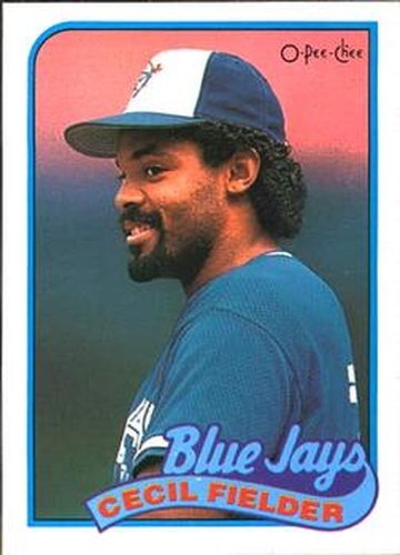 #224 Cecil Fielder - Toronto Blue Jays - 1989 O-Pee-Chee Baseball