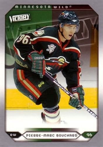 #224 Pierre-Marc Bouchard - Minnesota Wild - 2005-06 Upper Deck Victory Hockey