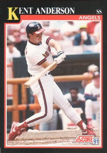 #224 Kent Anderson - California Angels - 1991 Score Baseball