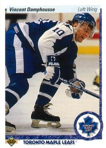 #224 Vincent Damphousse - Toronto Maple Leafs - 1990-91 Upper Deck Hockey