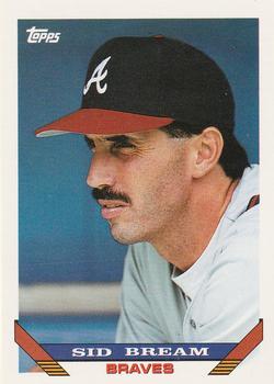 #224 Sid Bream - Atlanta Braves - 1993 Topps Baseball