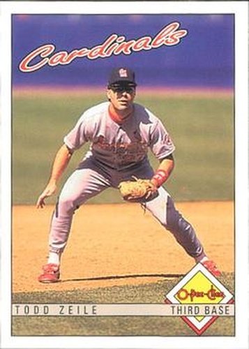 #224 Todd Zeile - St. Louis Cardinals - 1993 O-Pee-Chee Baseball