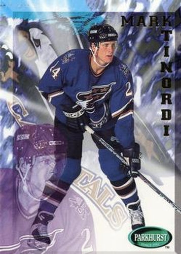 #224 Mark Tinordi - Washington Capitals - 1995-96 Parkhurst International Hockey