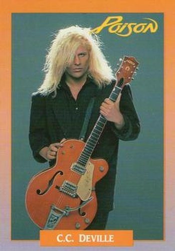 #224 C.C. Deville - 1991 Brockum Rock Cards