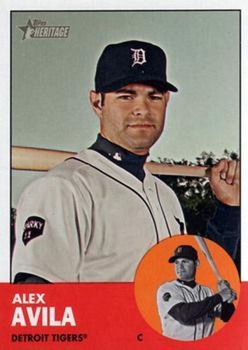 #224 Alex Avila - Detroit Tigers - 2012 Topps Heritage Baseball
