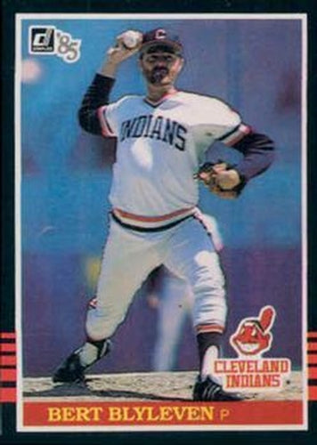 #224 Bert Blyleven - Cleveland Indians - 1985 Donruss Baseball