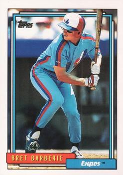 #224 Bret Barberie - Montreal Expos - 1992 Topps Baseball