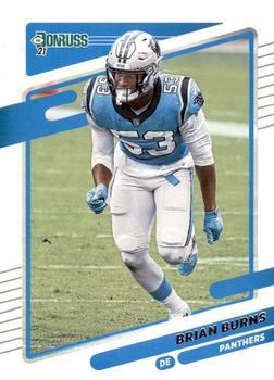 #224 Brian Burns - Carolina Panthers - 2021 Donruss Football