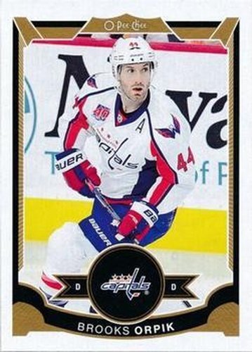 #224 Brooks Orpik - Washington Capitals - 2015-16 O-Pee-Chee Hockey