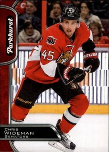 #224 Chris Wideman - Ottawa Senators - 2016-17 Parkhurst - Red Hockey