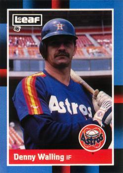 #224 Denny Walling - Houston Astros - 1988 Leaf Baseball