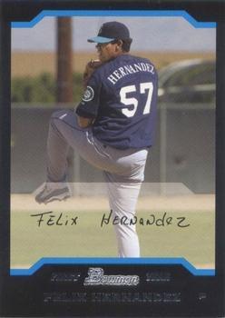 #224 Felix Hernandez - Seattle Mariners - 2004 Bowman Baseball
