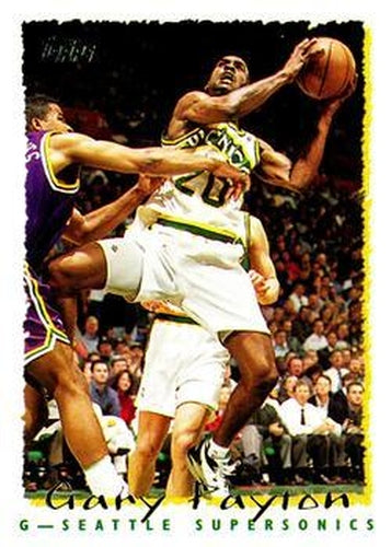 #224 Gary Payton - Seattle SuperSonics - 1994-95 Topps Basketball