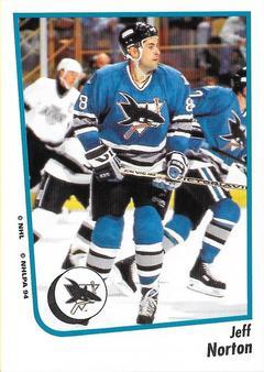 #224 Jeff Norton - San Jose Sharks - 1994-95 Panini Hockey Stickers