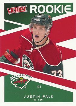 #224 Justin Falk - Minnesota Wild - 2010-11 Upper Deck Victory Hockey