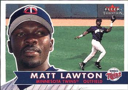 #224 Matt Lawton - Minnesota Twins - 2001 Fleer Tradition Baseball