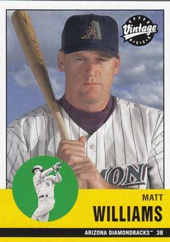 #224 Matt Williams - Arizona Diamondbacks - 2001 Upper Deck Vintage Baseball