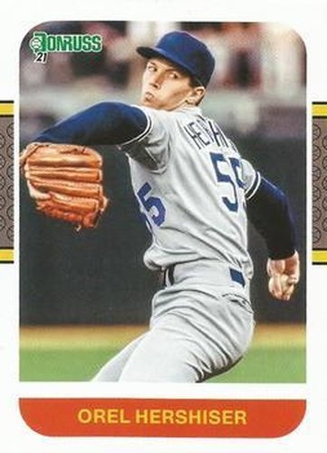 #224 Orel Hershiser - Los Angeles Dodgers - 2021 Donruss Baseball