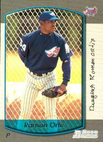 #224 Ramon Ortiz - Anaheim Angels - 2000 Bowman Baseball