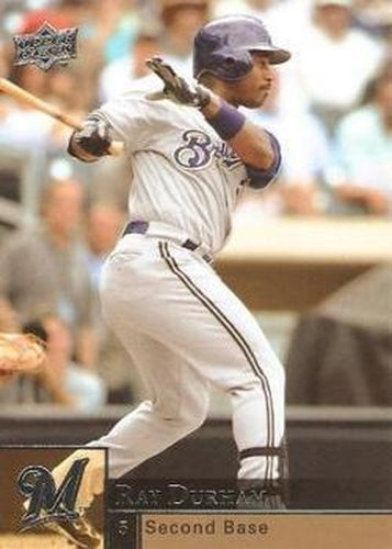 #224 Ray Durham - Milwaukee Brewers - 2009 Upper Deck Baseball