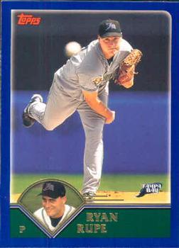 #224 Ryan Rupe - Tampa Bay Devil Rays - 2003 Topps Baseball