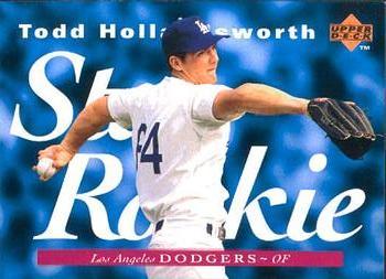 #224 Todd Hollandsworth - Los Angeles Dodgers - 1995 Upper Deck Baseball