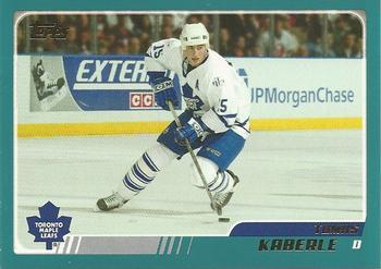 #224 Tomas Kaberle - Toronto Maple Leafs - 2003-04 Topps Hockey