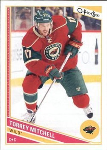 #224 Torrey Mitchell - Minnesota Wild - 2013-14 O-Pee-Chee Hockey